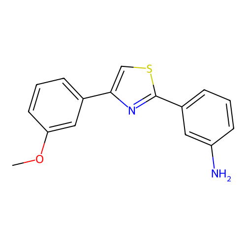 3-[4-(3-Methoxy-phenyl)-thiazol-2-yl]-phenylamine structure