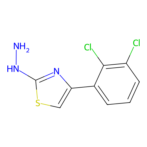 [4-(2,3-Dichloro-phenyl)-thiazol-2-yl]-hydrazine structure