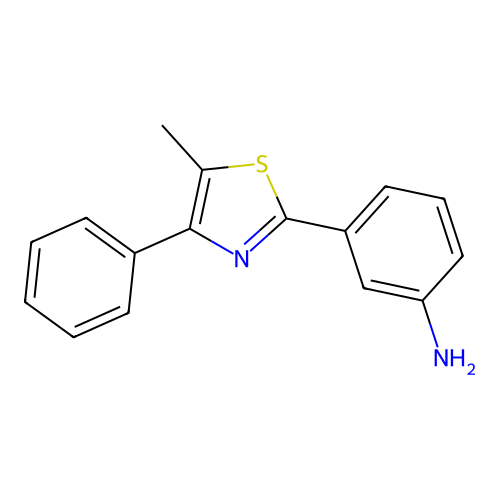 3-(5-Methyl-4-phenyl-thiazol-2-yl)-phenylamine structure