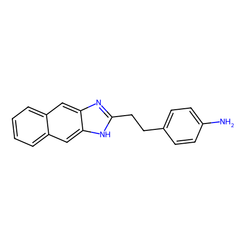 4-(2-(1H-Naphtho[2,3-d]imidazol-2-yl)ethyl)aniline structure