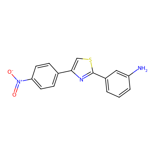 3-(4-(4-Nitrophenyl)thiazol-2-yl)aniline structure