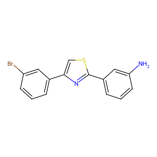 3-(4-(3-Bromophenyl)thiazol-2-yl)aniline structure