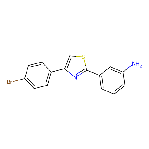 3-(4-(4-Bromophenyl)thiazol-2-yl)aniline structure
