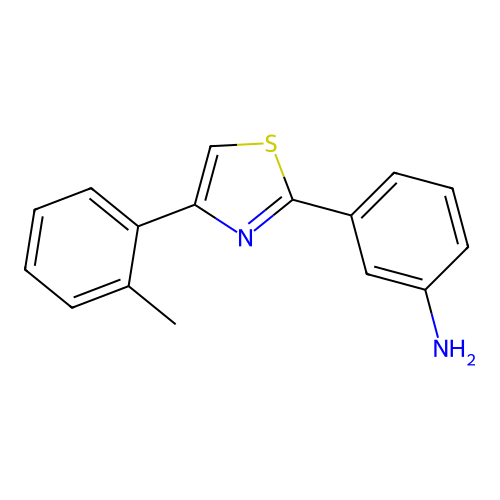 3-(4-(o-Tolyl)thiazol-2-yl)aniline structure