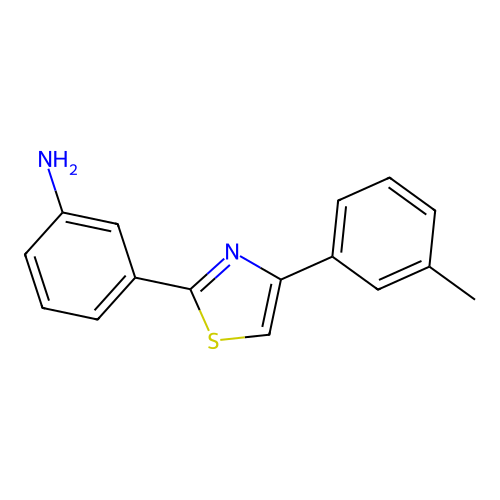 3-(4-(m-Tolyl)thiazol-2-yl)aniline structure