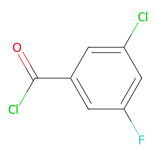 3-Chloro-5-fluorobenzoyl chloride structure