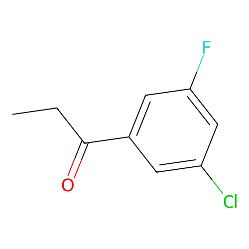 1-(3-Chloro-5-fluorophenyl)propan-1-one structure