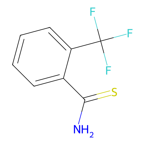 2-(Trifluoromethyl)benzene-1-carbothioamide structure