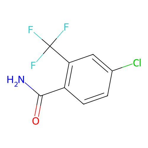 4-Chloro-2-(trifluoromethyl)benzamide structure