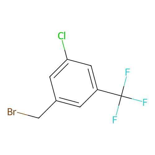 1-(Bromomethyl)-3-chloro-5-(trifluoromethyl)benzene structure