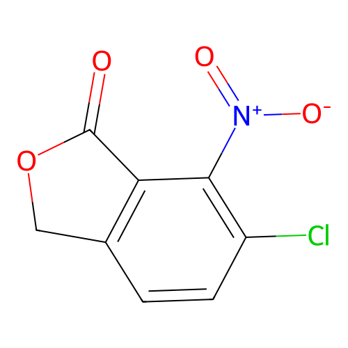 6-Chloro-7-nitro-3 H-isobenzofuran-1-one structure