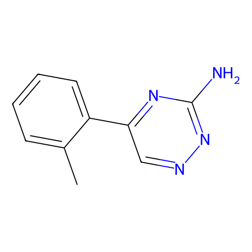 5-(2-Methylphenyl)-1,2,4-triazin-3-amine structure