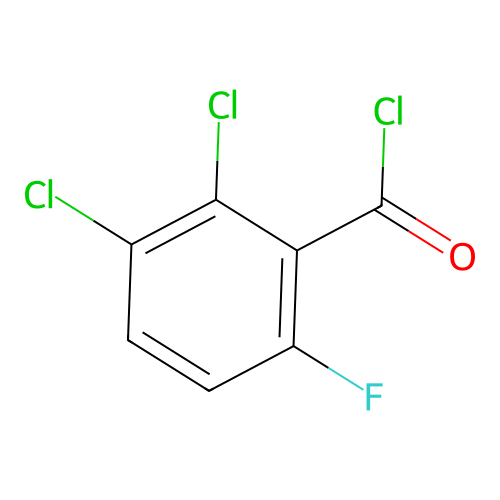 2,3-Dichloro-6-fluorobenzoyl chloride structure