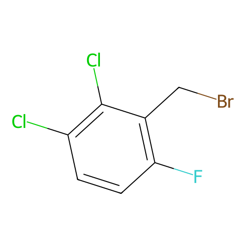 2,3-Dichloro-6-fluorobenzyl bromide structure