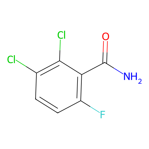 2,3-Dichloro-6-fluorobenzamide structure