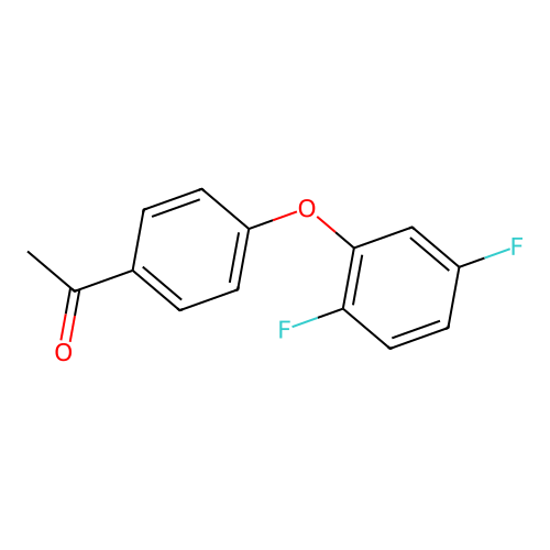 4'-(2,5-Difluorophenoxy)acetophenone structure
