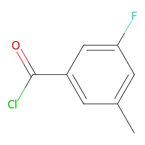 3-Fluoro-5-methylbenzoyl chloride structure