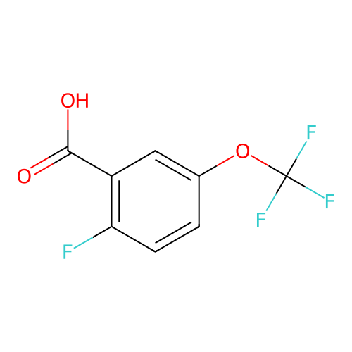 2-Fluoro-5-(trifluoromethoxy)benzoic acid structure