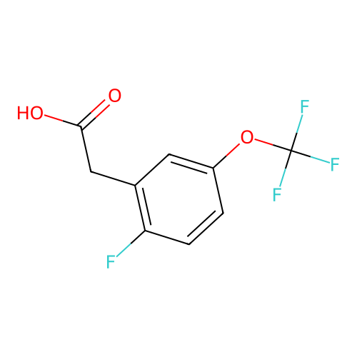 2-Fluoro-5-(trifluoromethoxy)phenylacetic acid structure
