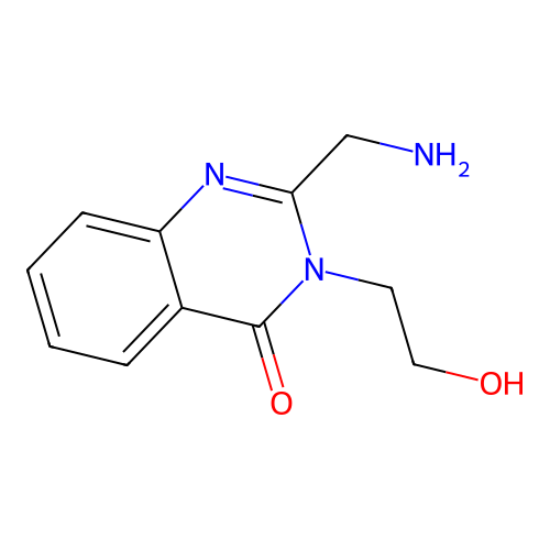 2-(Aminomethyl)-3-(2-hydroxyethyl)quinazolin-4(3H)-one structure