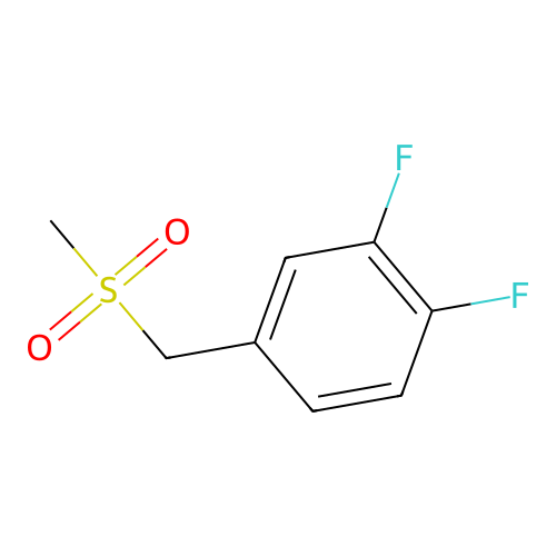 3,4-Difluorobenzylmethylsulfone structure