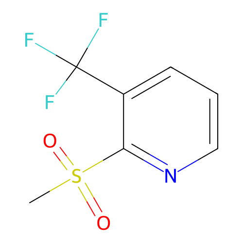 2-Methylsulfonyl-3-trifluoromethylpyridine structure
