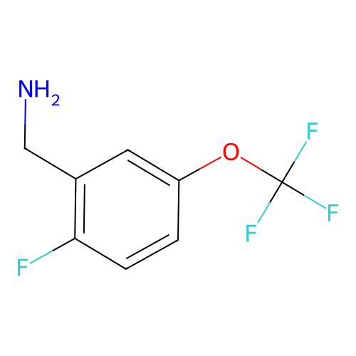 2-Fluoro-5-(trifluoromethoxy)benzylamine structure