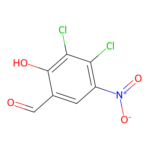3,4-Dichloro-2-hydroxy-5-nitrobenzaldehyde structure