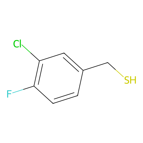 3-Chloro-4-fluorobenzyl mercaptan structure