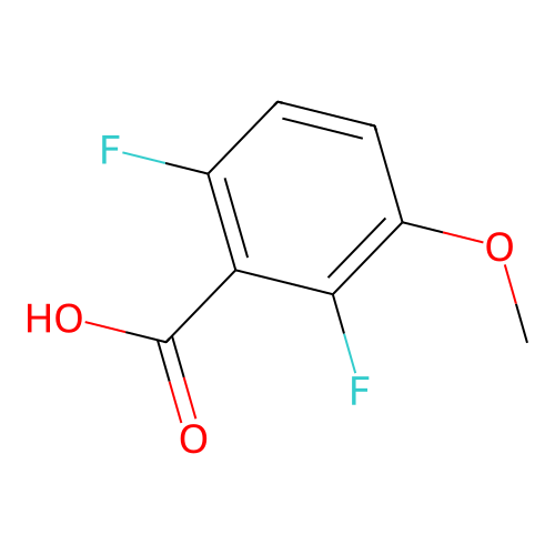 2,6-Difluoro-3-methoxybenzoic acid structure