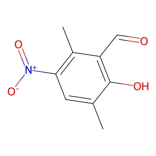 2-Hydroxy-3,6-dimethyl-5-nitro-benzaldehyde structure