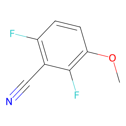 2,6-Difluoro-3-methoxybenzonitrile structure