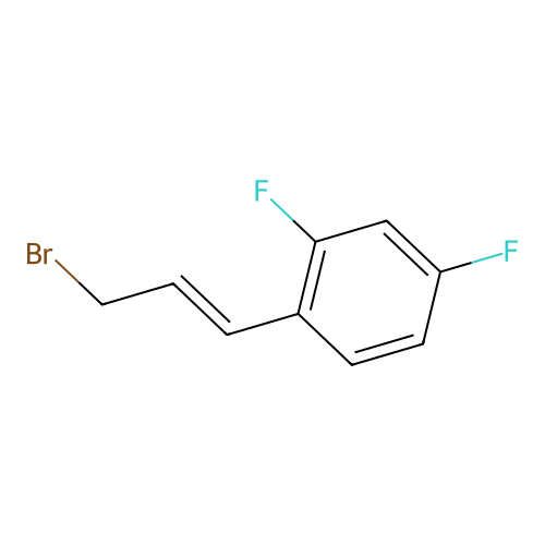 1-(3-Bromoprop-1-enyl)-2,4-difluoro-benzene structure