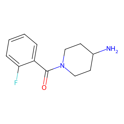 1-(2-Fluorobenzoyl)piperidin-4-amine structure
