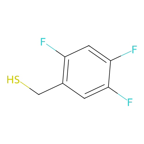 2,4,5-Trifluorobenzylmercaptan structure