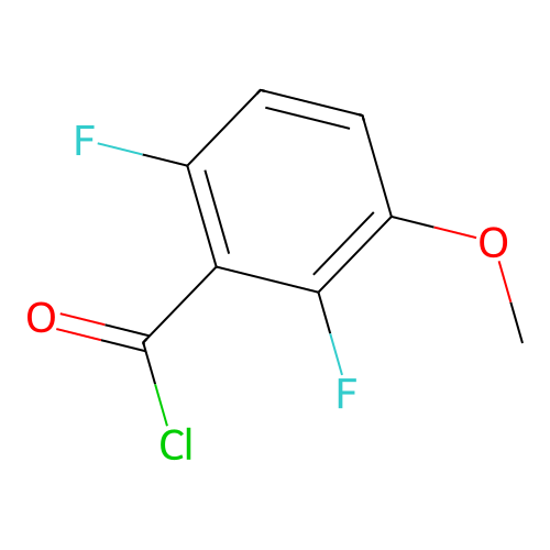 2,6-Difluoro-3-methoxybenzoyl chloride structure