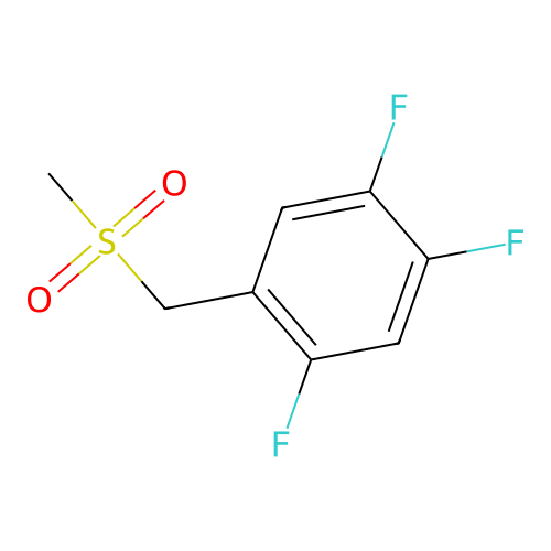 2,4,5-Trifluorobenzylmethylsulfone structure