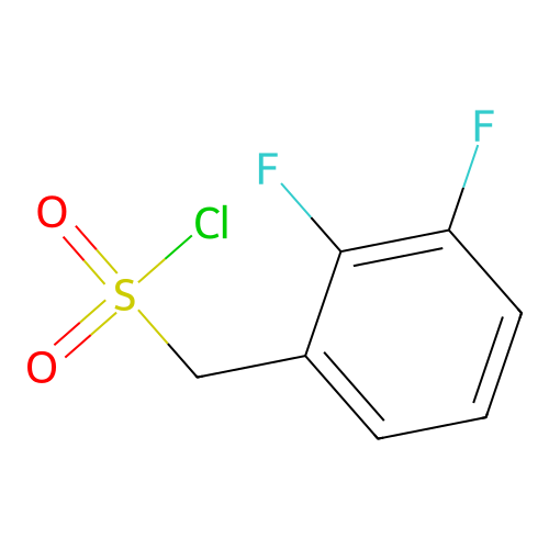 (2,3-difluorophenyl)methanesulfonyl Chloride structure