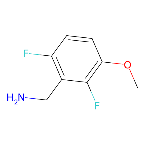 2,6-Difluoro-3-methoxybenzylamine structure