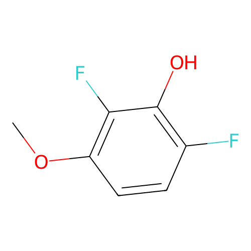 2,6-Difluoro-3-methoxyphenol structure