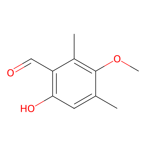 6-Hydroxy-3-methoxy-2,4-dimethylbenzaldehyde structure