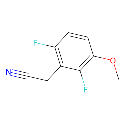 2-(2,6-Difluoro-3-methoxyphenyl)acetonitrile structure