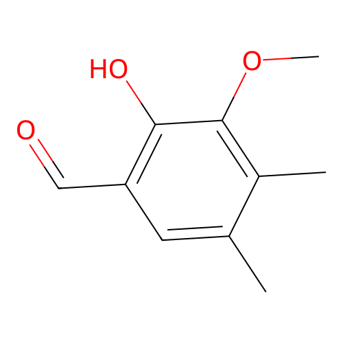 2-Hydroxy-3-methoxy-4,5-dimethyl-benzaldehyde structure
