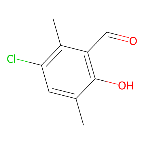 3-Chloro-6-hydroxy-2,5-dimethyl-benzaldehyde structure