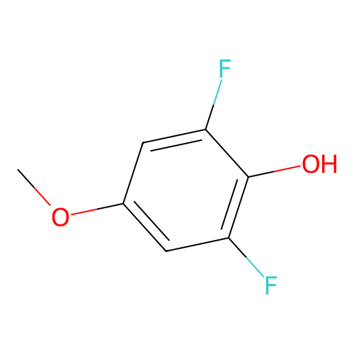 2,6-Difluoro-4-methoxyphenol structure