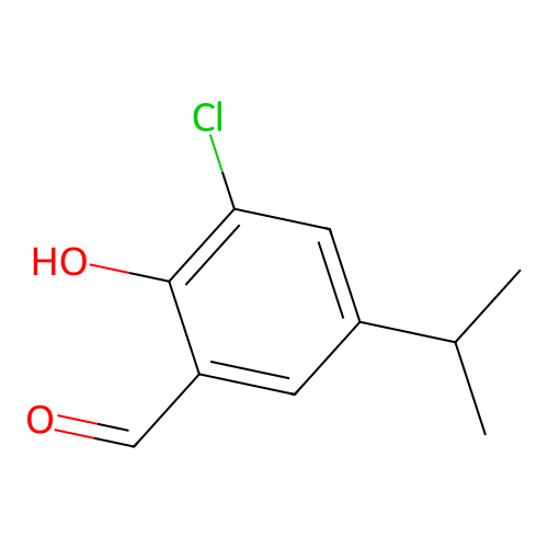 3-Chloro-2-hydroxy-5-isopropyl-benzaldehyde structure