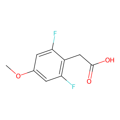 2-(2,6-Difluoro-4-methoxyphenyl)acetic acid structure