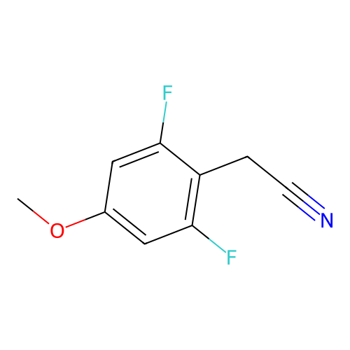 2,6-Difluoro-4-methoxyphenylacetonitrile structure