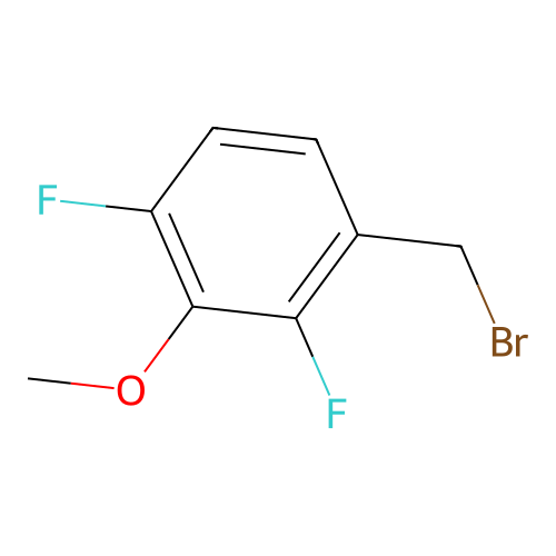 2,4-Difluoro-3-methoxybenzyl bromide structure