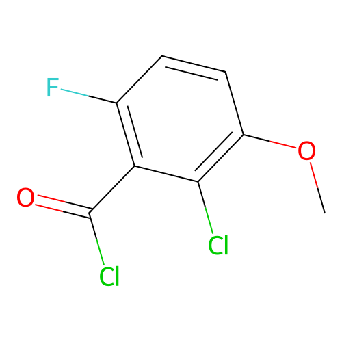 2-Chloro-6-fluoro-3-methoxybenzoyl chloride structure